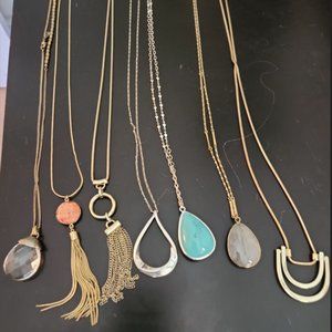 7 long necklaces